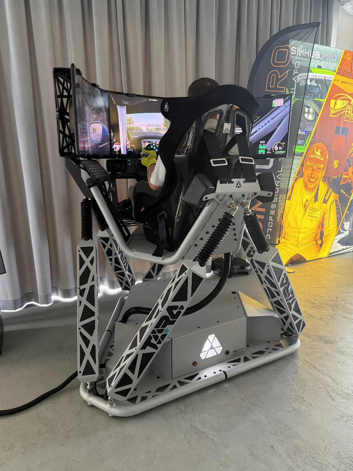 TORQ EVO 2 6DOF motion simulator used by Ivan Peklin, GT3 driver